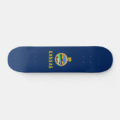 Kansas-Flagge Skateboard (Horizontal)