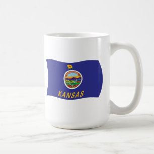 Kansas-Flagge-Tasse Kaffeetasse