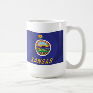 Kansas-Flaggen-Tasse Kaffeetasse