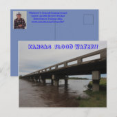 Kansas Flowater POST CARD Postkarte (Vorne/Hinten)