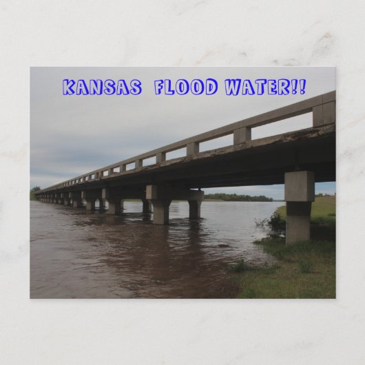 Kansas Flowater POST CARD Postkarte (Vorderseite)