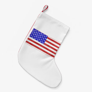 Kansas formte amerikanische Flagge Kleiner Weihnachtsstrumpf