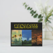 Kansas Fotos Postkarte (Stehend Vorderseite)