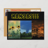Kansas Fotos Postkarte (Vorne/Hinten)