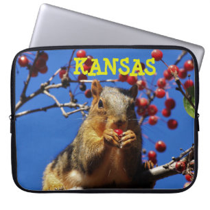 Kansas Fox Schwanz Eichhörnchen-Sieb Laptopschutzhülle