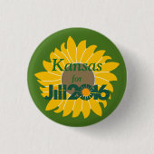 Kansas für Knopf Jill Stein Button (Vorderseite)