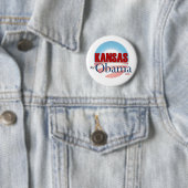 Kansas für Obama Button (Beispiel)
