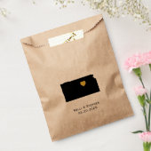 Kansas Gastgeschenk Hochzeit Leckerei Säcke, Gesch Geschenktütchen (Versiegelt)