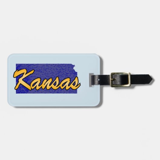 Kansas Gepäckanhänger (Vorderseite horizontal)