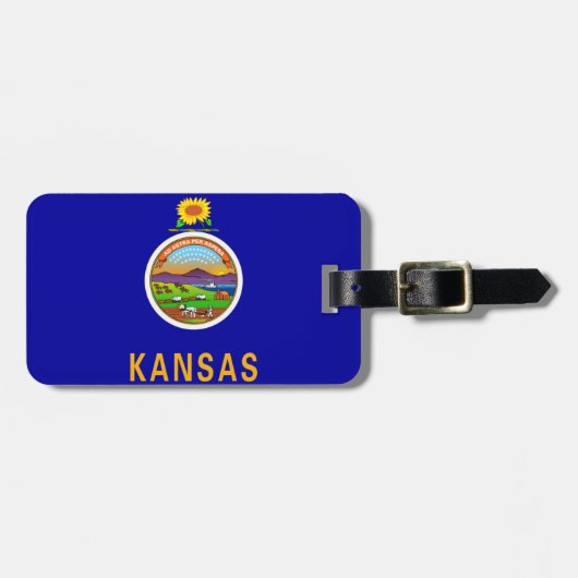 Kansas Gepäckanhänger (Vorderseite horizontal)