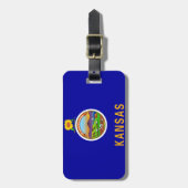 Kansas Gepäckanhänger (Vorderseite vertikal)