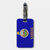 Kansas Gepäckanhänger (Rückseite vertikal)