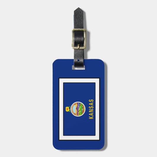 Kansas Gepäckanhänger (Vorderseite vertikal)
