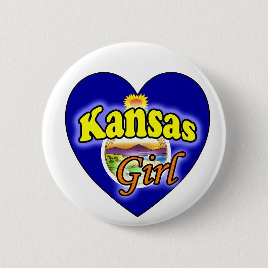 Kansas Girl Button (Vorderseite)