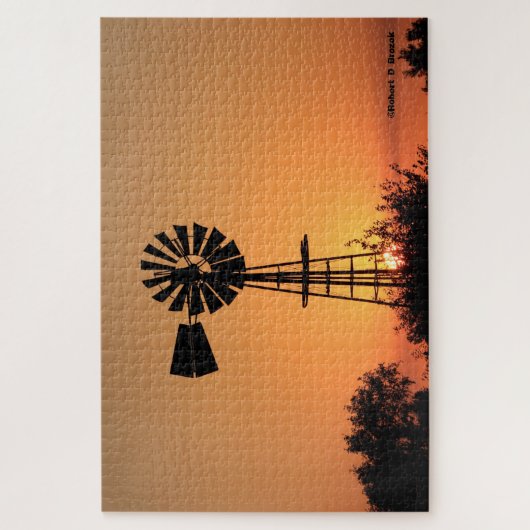 Kansas Golden Sunset Puzzle (Vertikal)