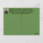 Kansas Green Meadow POST CARD Postkarte (Rückseite)