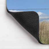 Kansas Hawk auf einem Kalkstein Post Mouse PAD Mousepad (Ecke)