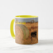 Kansas Hay Bale Tasse (Vorderseite Links)