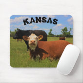 Kansas Hereford und Angus Cows Mouse Pad Mousepad (Mit Mouse)
