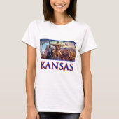 Kansas John Brown und die tragische Einleitung T-Shirt (Vorderseite)