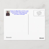 Kansas Kalksteinzaun Postkarte (Rückseite)