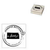 Kansas-Kartenzeichen Gummistempel (Stempel)