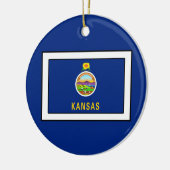 Kansas Keramik Ornament (Links)