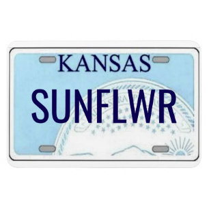 Kansas-Kfz-Kennzeichen flexibel Magnet