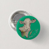 Kansas-Kuh-Knopf Button (Vorne & Hinten)