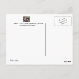 KANSAS LAKE'S WILSON RESERVOIR POSTKARTE