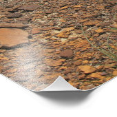 Kansas Landschaft mit Stone Post Foto Erweiterung (Ecke)