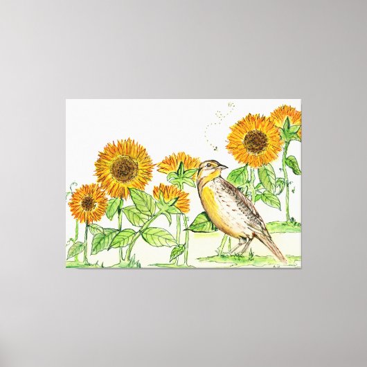 Kansas Leinwand Art (Vorderseite)