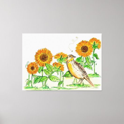 Kansas Leinwanddruck (Vorderseite)