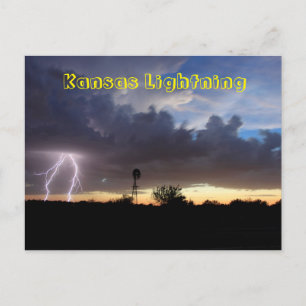 Kansas Lightning POST CARD Postkarte