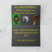 Kansas Lightning Storm Birthday Grußkarte Karte (Innenseite)