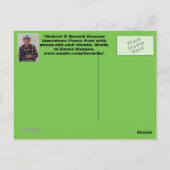 Kansas Limestone Fence Post POST CARD Postkarte (Rückseite)