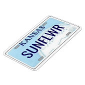 Kansas-Lizenzplatte flexibel Magnet (Linke Seite)