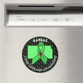 Kansas Lyme Disease Awareness Magnet (In Situ (Geschirrspüler))