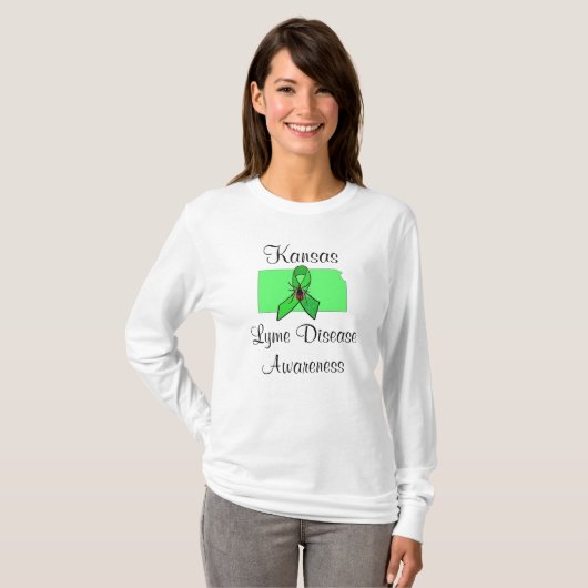 Kansas Lyme Disease Awareness Shirt (Vorne ganz)