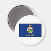 Kansas Magnet (Vorderseite/Rückseite)