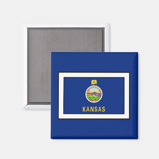 Kansas Magnet (Vorderseite/Rückseite)