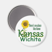 KANSAS MAGNET (Vorderseite/Rückseite)
