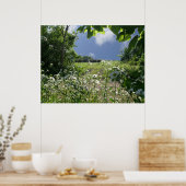Kansas Meadows und Wildblumen Poster (Küche)