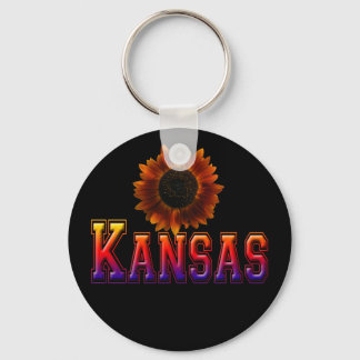Kansas mit Sonnenblumen Schlüsselanhänger