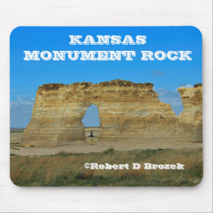 Kansas-Monument-Felsen-Mausunterlage Mousepad