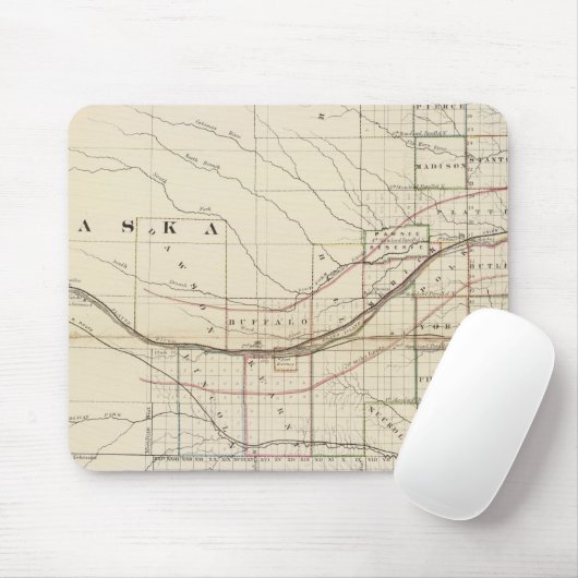 Kansas, Nebraska 2 Mousepad (Mit Mouse)