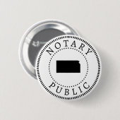 Kansas Notary Public Button (Vorne & Hinten)