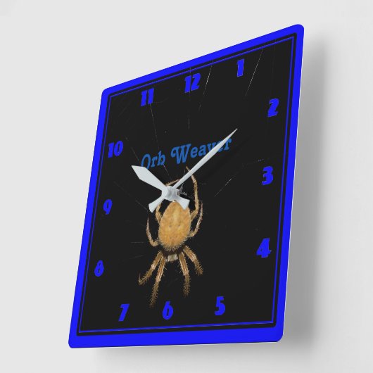 Kansas Orb Weaver Square Uhr (Winkel)