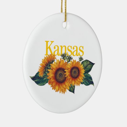 Kansas Ornament mit Sonnenblumen (Rechts)