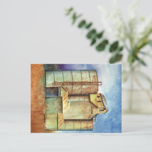 Kansas Past Postkarte (Stehend Vorderseite)